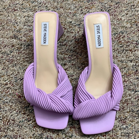 Steve Madden | Shoes | Steve Madden Evela Sandal Purple Size Only Worn Once  | Poshmark